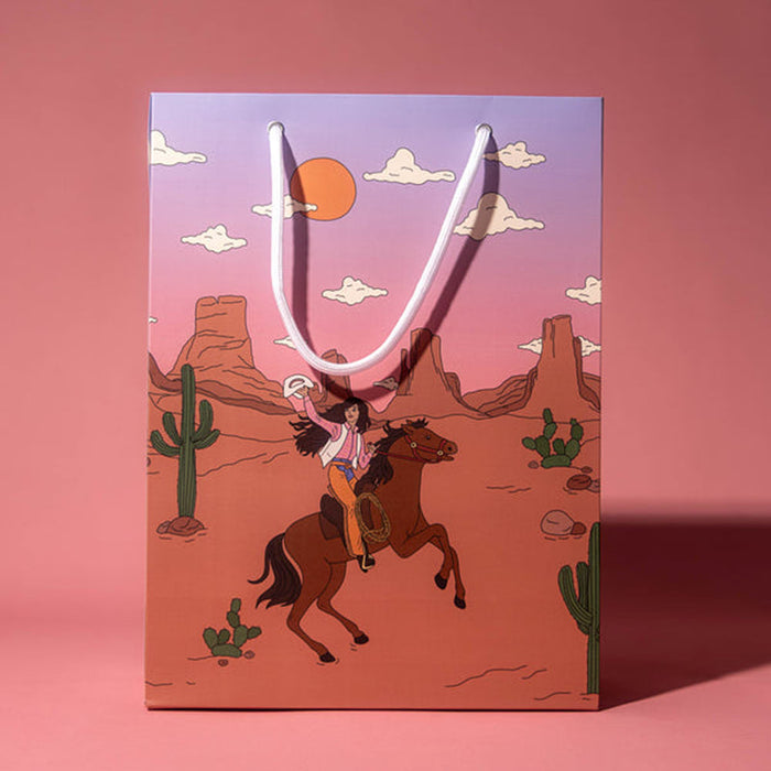 Illustrating Amy Wild West Gift Bag