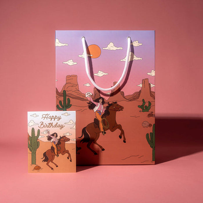 Illustrating Amy Wild West Gift Bag