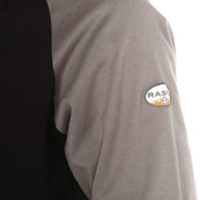 Rasco Fr Men's Grey/Black Henley Flame Resistant T-Shirt