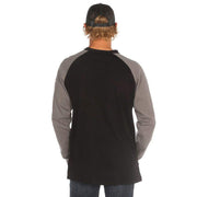 Rasco Fr Men's Grey/Black Henley Flame Resistant T-Shirt