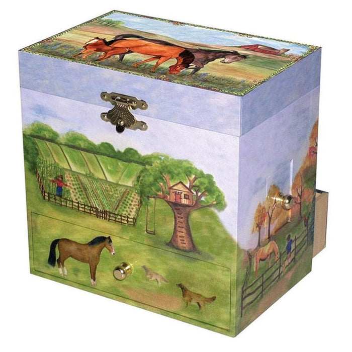Us Toy Horse Mical Jewelry Box