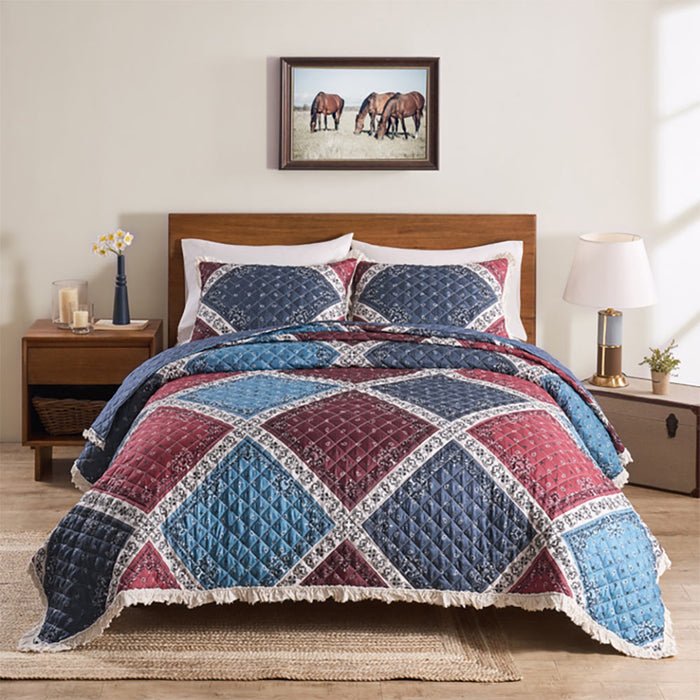 Rod's True Western Bandana Ruffle Comforter Set