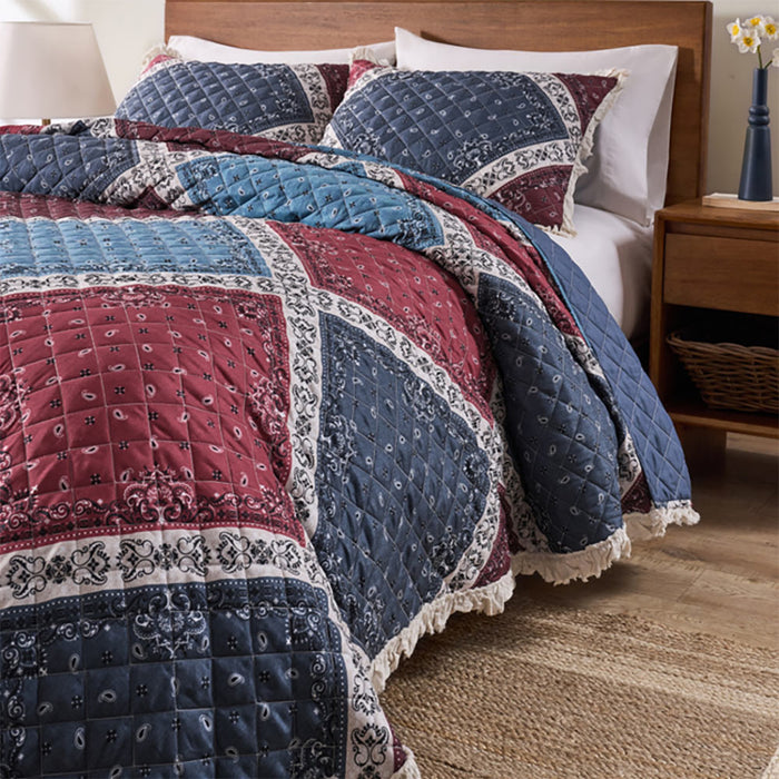 Rod's True Western Bandana Ruffle Comforter Set