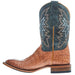 Justin Boot Company Mens George Strait Haggard Vintage caiman 11in Green Cowhide Top Boot