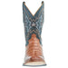 Justin Boot Company Mens George Strait Haggard Vintage caiman 11in Green Cowhide Top Boot