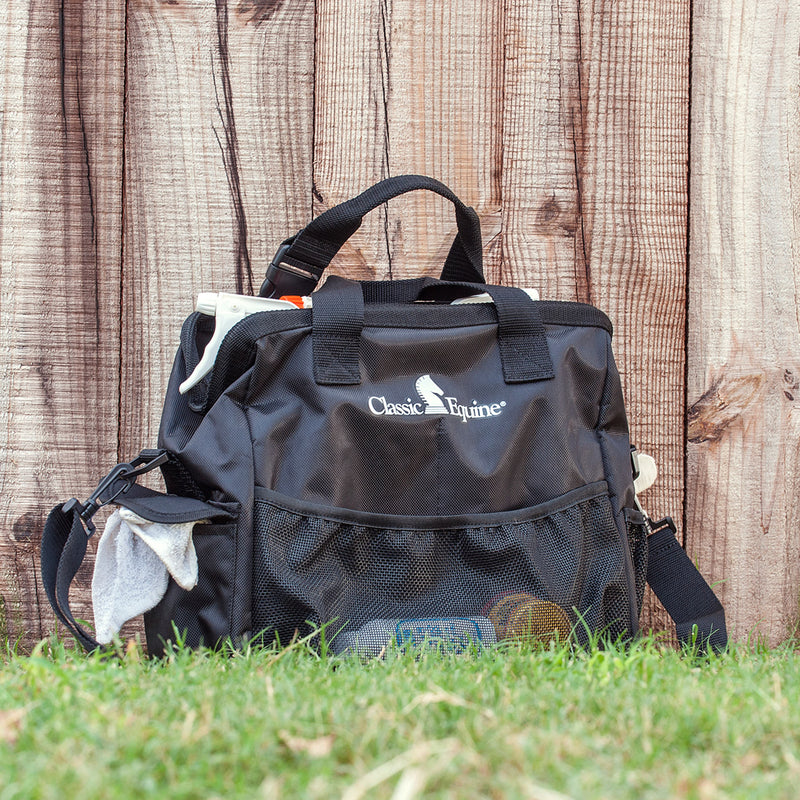 Classic Black Grooming Tote