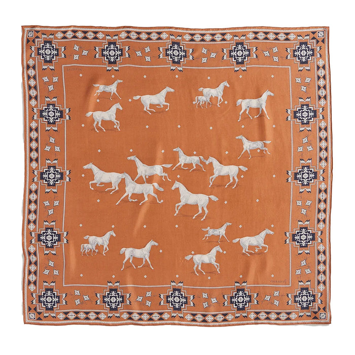 Pendleton Woolen Mills Inc. Women's Herd Of Horses Silk Scarf