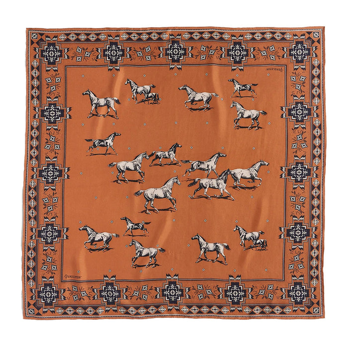 Pendleton Woolen Mills Inc. Women's Herd Of Horses Silk Scarf