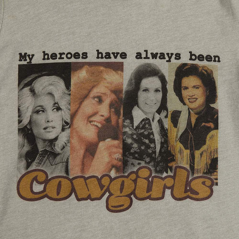 Gina Tees Little Girl's Cowgirl Heroes Graphic Tee