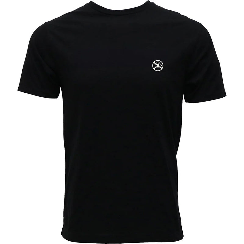 Hooey Men's Cowboy Swing Black Tee Shirt