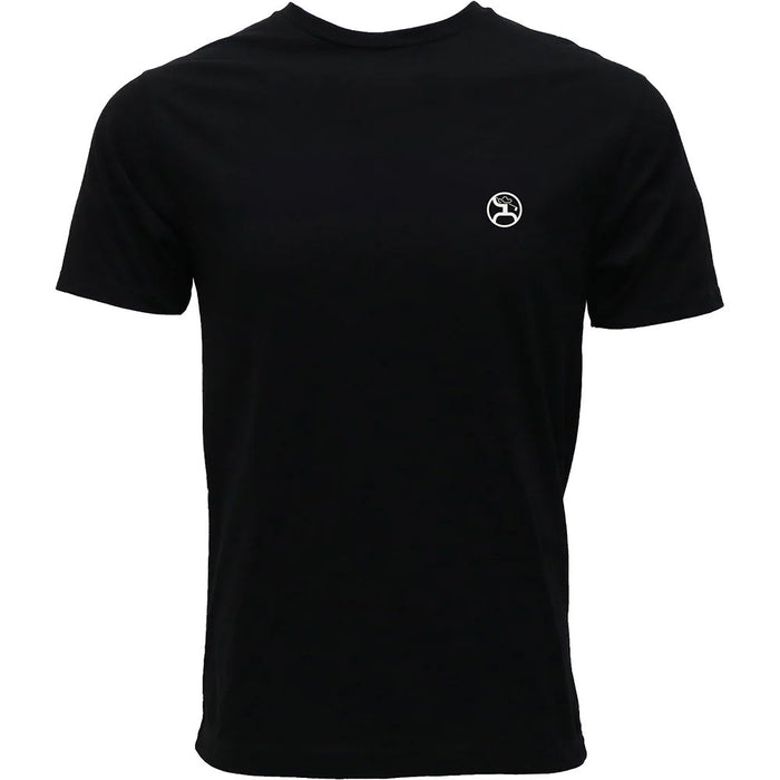 Hooey Men's Cowboy Swing Black Tee Shirt