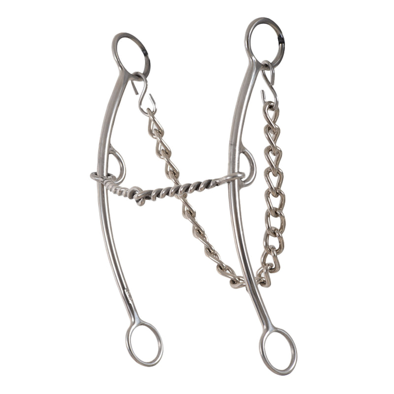 Classic Carol Goosetree Pickup Twisted Wire Long Shank Gag Bit