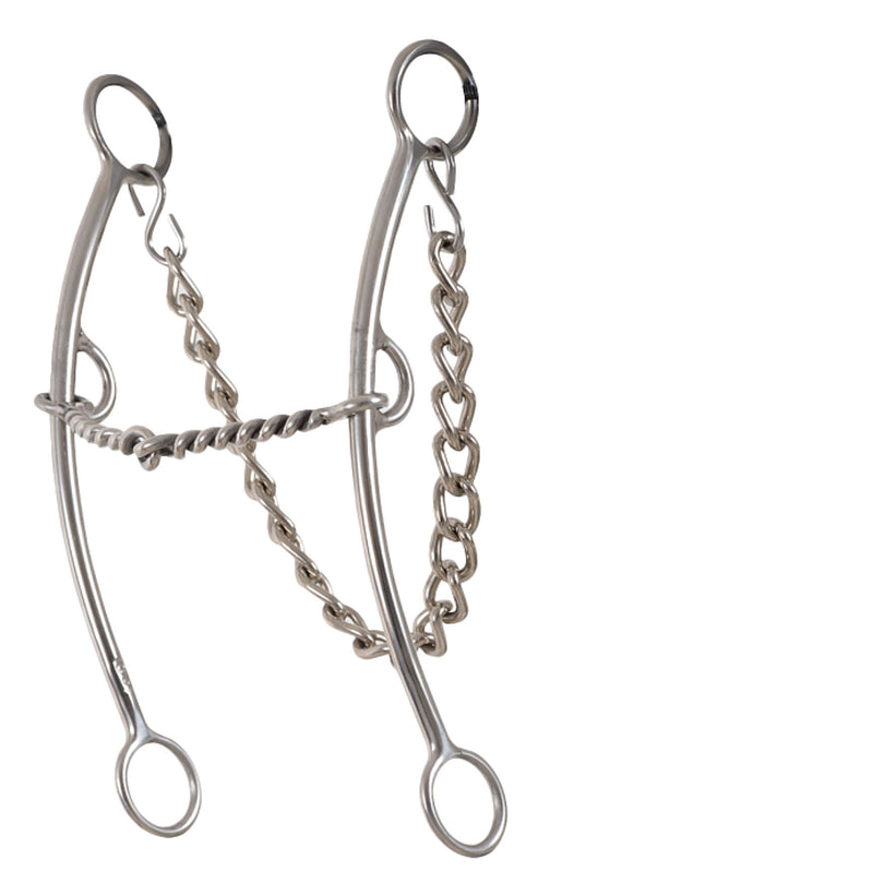 Classic Carol Goosetree Pickup Twisted Wire Long Shank Gag Bit