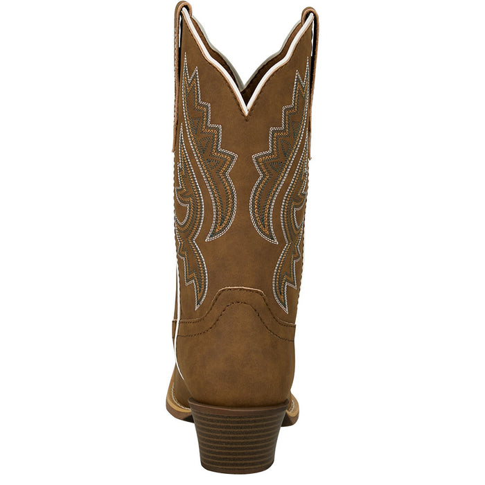 Justin Boot Company Women's Gypsy Dezi Brown 10In Brown Cowhide Top Boot