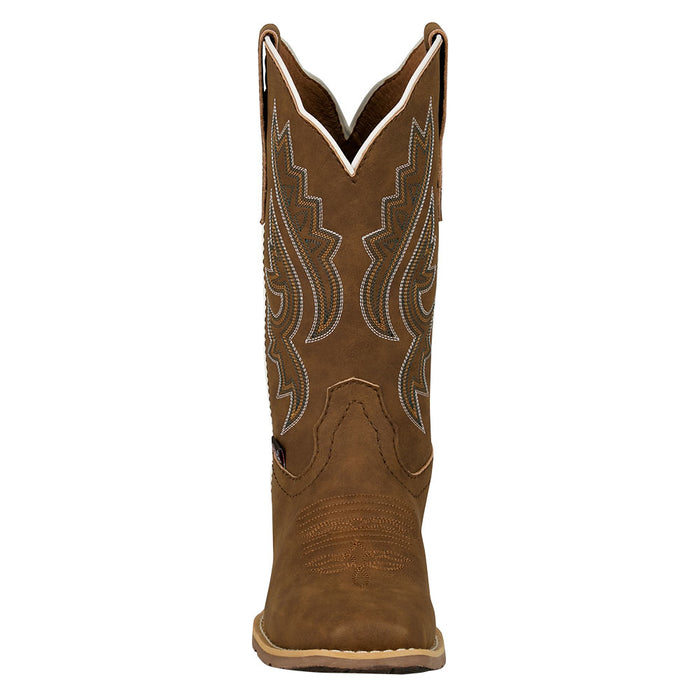Justin Boot Company Women's Gypsy Dezi Brown 10In Brown Cowhide Top Boot