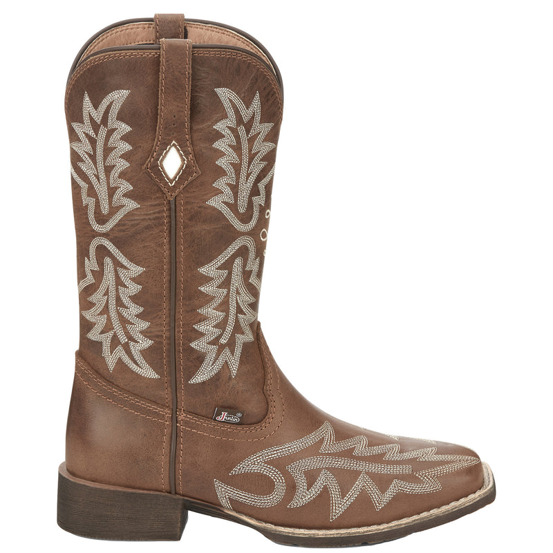 Justin Boot Company Women's Gypsy Carsen Rustic Tan Cowgirl Boot