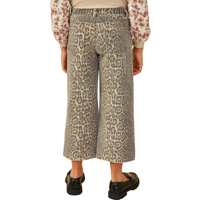 Hayden Girl's Leopard Print Relaxed Pants