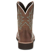 Justin Boot Company Women's Gypsy EMA Wide Square Toe 8in Top Boot