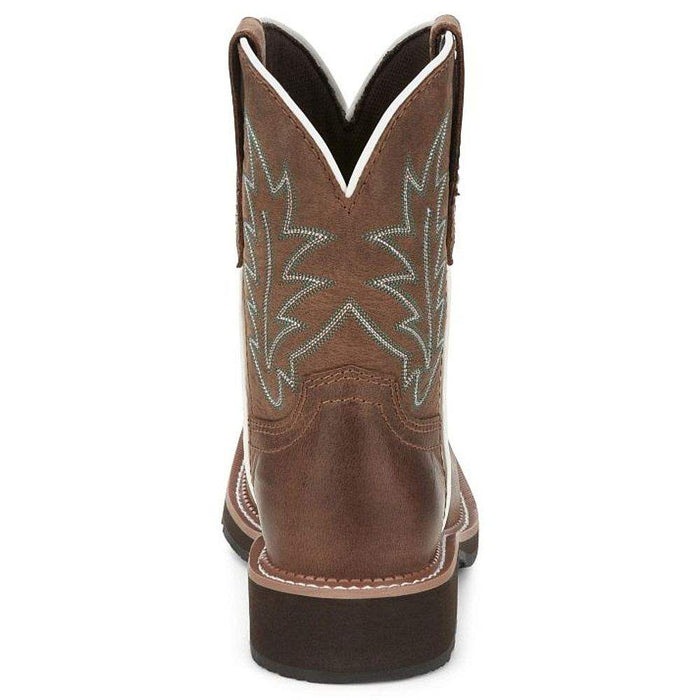 Justin Boot Company Women's Gypsy EMA Wide Square Toe 8in Top Boot