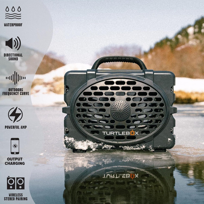 Turtlebox Audio Llc Gen 2 Gray Waterproof Outdoor Speaker