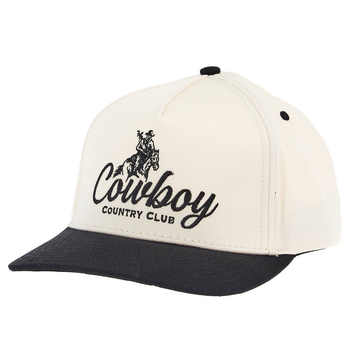 Cowboy Country Club Llc Men's Rodeo Golfer Black Cap