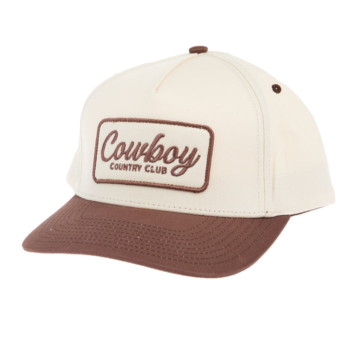 Cowboy Country Club Llc Men's Brown Club Patch Cap