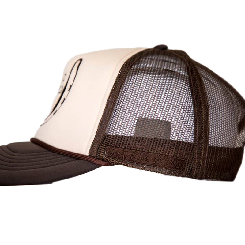 West And Company Co Brown Social Club Embroidered Cap