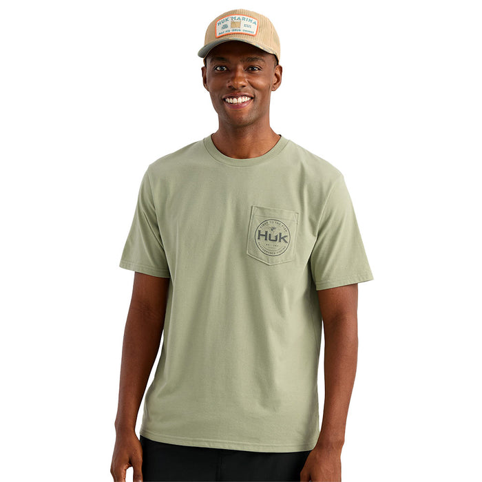 Huk Men's Seagrass Marlin Circle Tee Shirt
