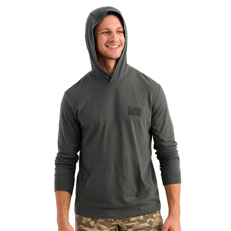 Huk Men's Dark Shadow Bars Hoodie