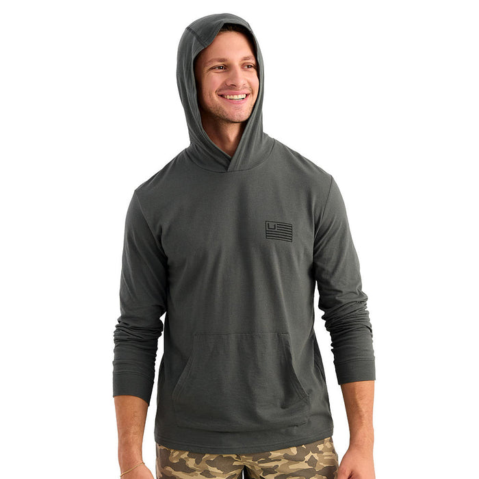 Huk Men's Dark Shadow Bars Hoodie