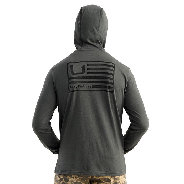 Huk Men's Dark Shadow Bars Hoodie