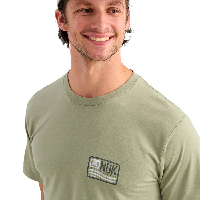 Huk Men's Seagrass Born Wave Tee Shirt