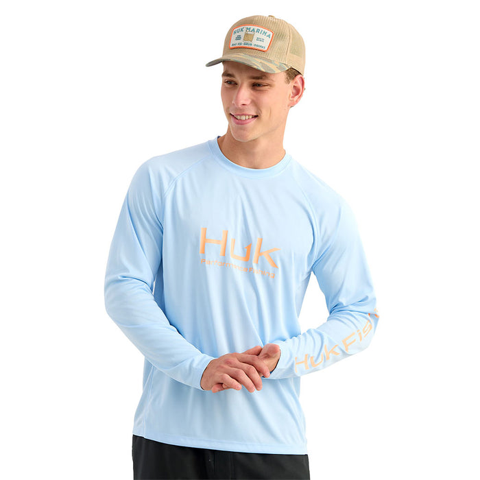 Huk Men's Coastal Drift Pursuit Long Sleeve Shirt