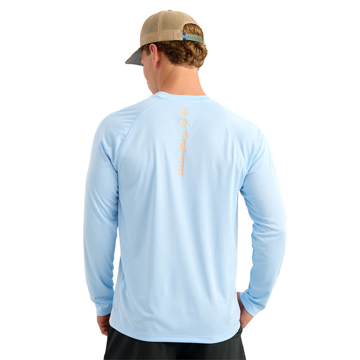 Huk Men's Coastal Drift Pursuit Long Sleeve Shirt