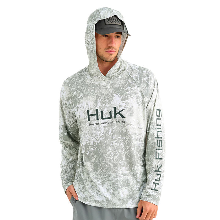 Huk Men's Seagrass Pursuit Mossy Oak Shirt