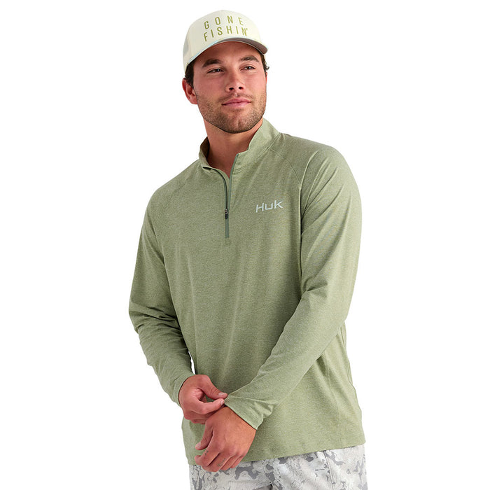 Huk Men's Seagrass Airweight 1/4 Shirt