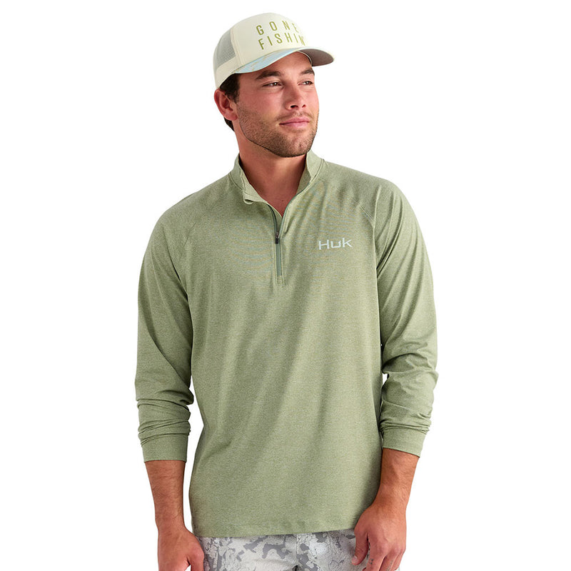 Huk Men's Seagrass Airweight 1/4 Shirt