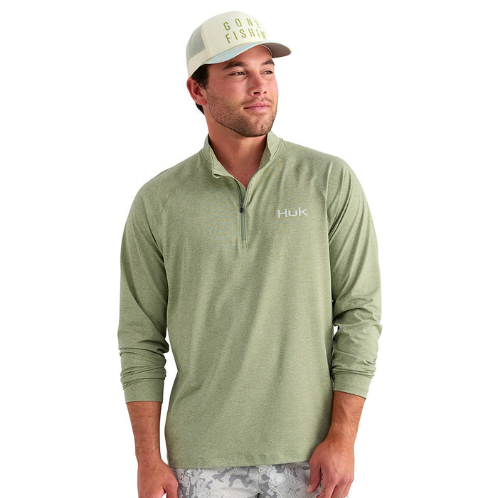 Huk Men's Seagrass Airweight 1/4 Shirt