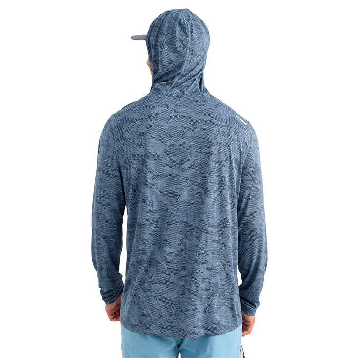 Huk Men's Stormy Blue Andros Hoodie