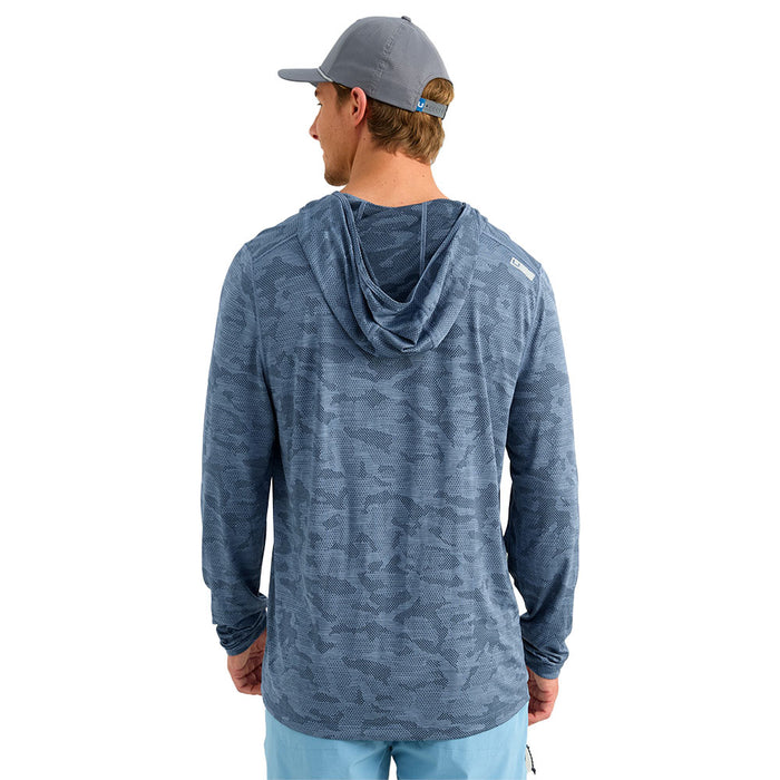 Huk Men's Stormy Blue Andros Hoodie