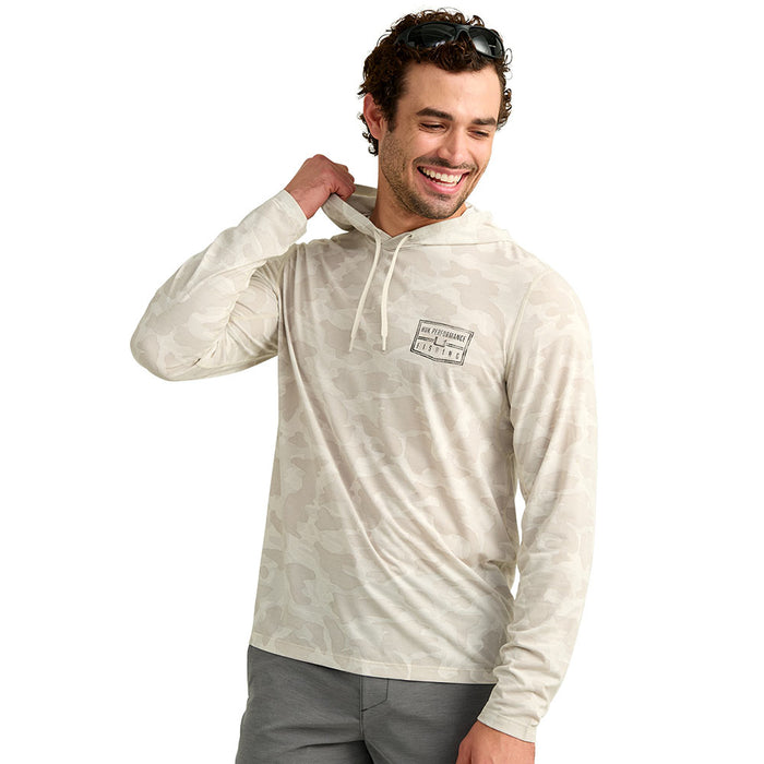 Huk Men's Silver Birch Drift Printed Hoodie