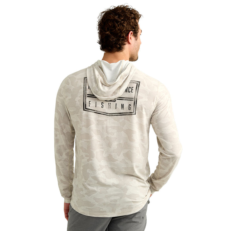 Huk Men's Silver Birch Drift Printed Hoodie