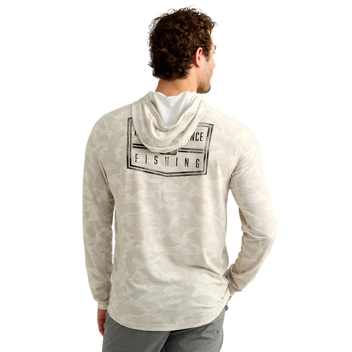 Huk Men's Silver Birch Drift Printed Hoodie