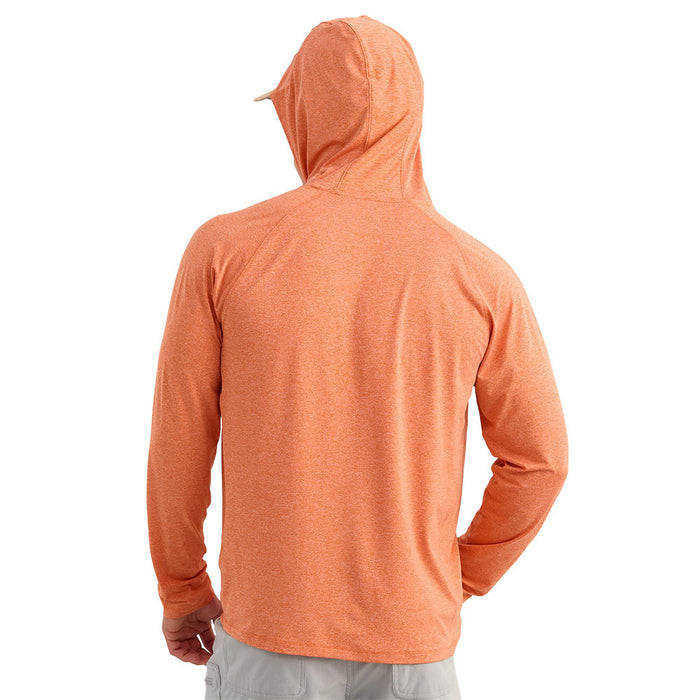 Huk Men's Dusty Orange Airweight Hoodie
