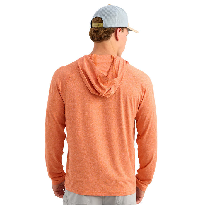 Huk Men's Dusty Orange Airweight Hoodie