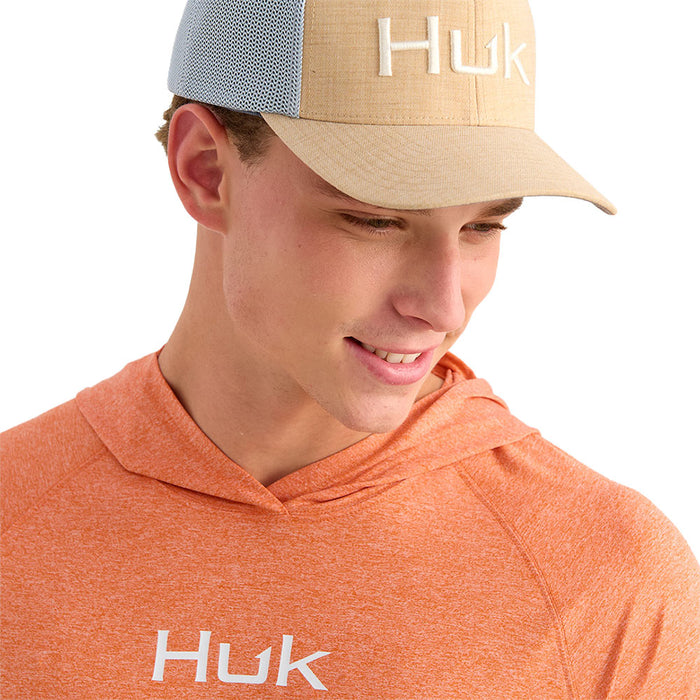Huk Men's Dusty Orange Airweight Hoodie
