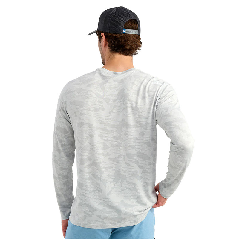 Huk Men's Seagull Andros Long Sleeve Crew