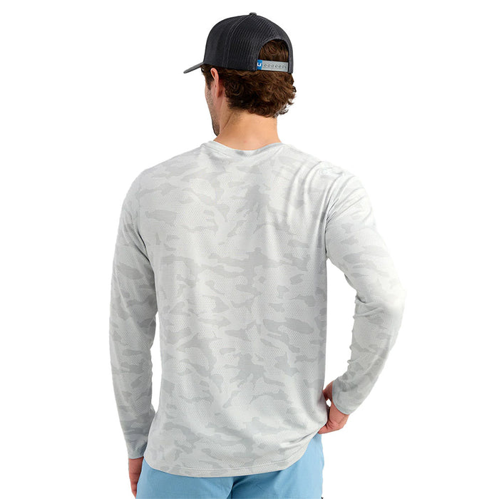 Huk Men's Seagull Andros Long Sleeve Crew