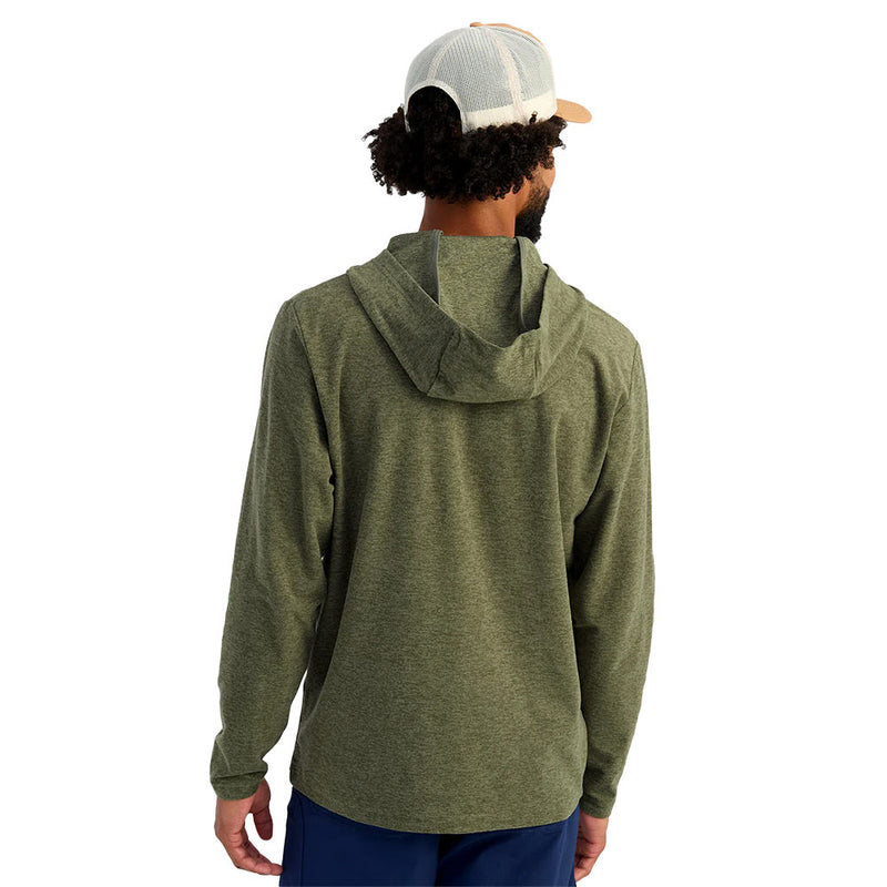 Huk Men's Moss Leeward Fleece Hoodie