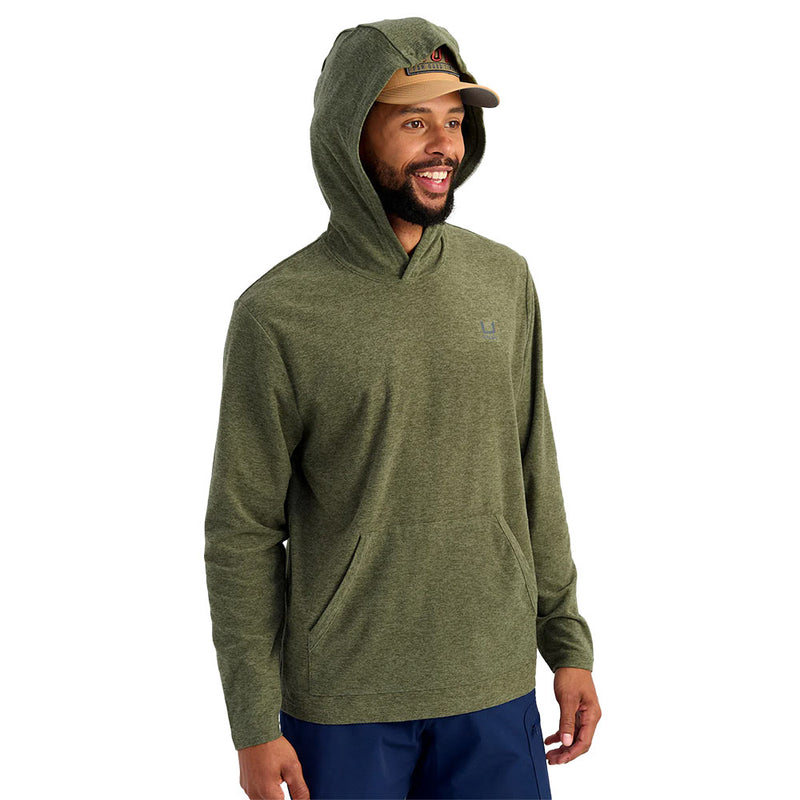 Huk Men's Moss Leeward Fleece Hoodie
